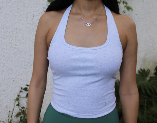 Halter Top Heather Grey