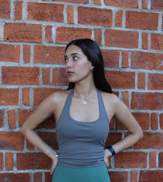 Halter Top Moon Grey